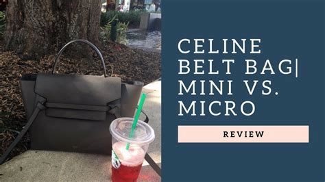 celine belt bag mini vs micro|Celine belt bag size chart.